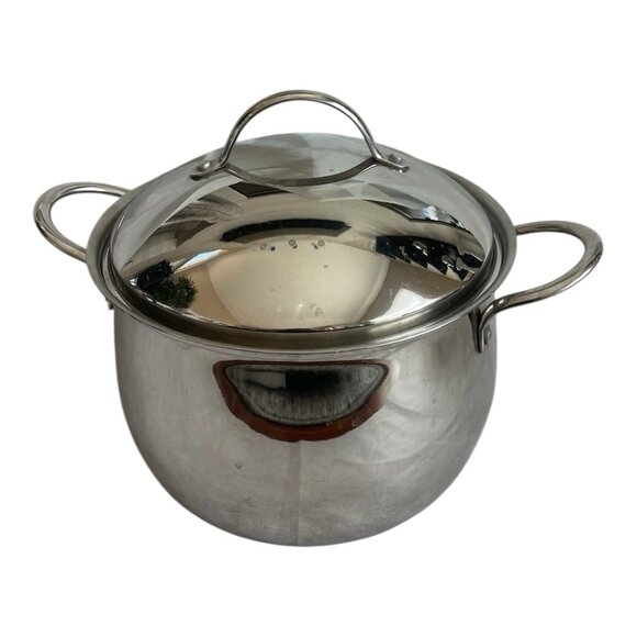 Cooks Stainless Steel Copper Bottom Dutch Oven Stock Pot 8 Qt with Lid - Picture 4 of 6